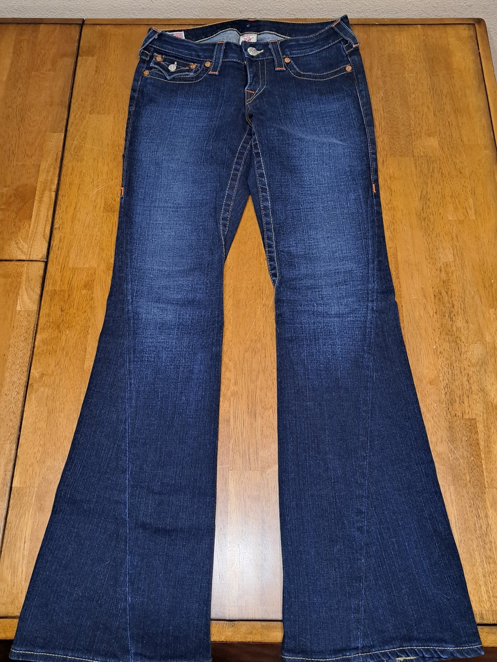 True Religion Indigo Flared Bootcut Jeans